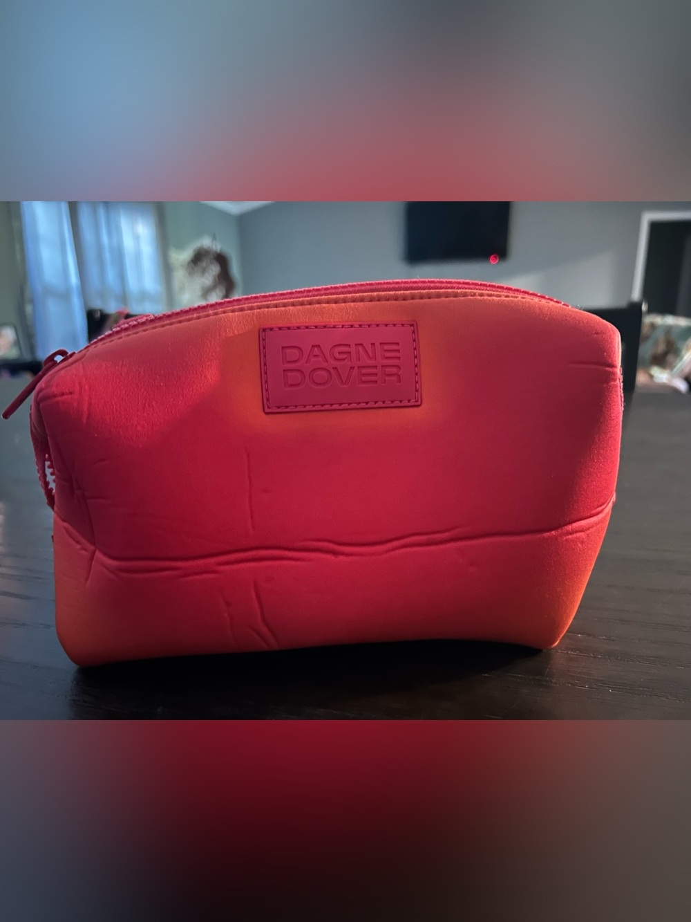 Dagne Dover Hot Pink Cosmetic Pouch